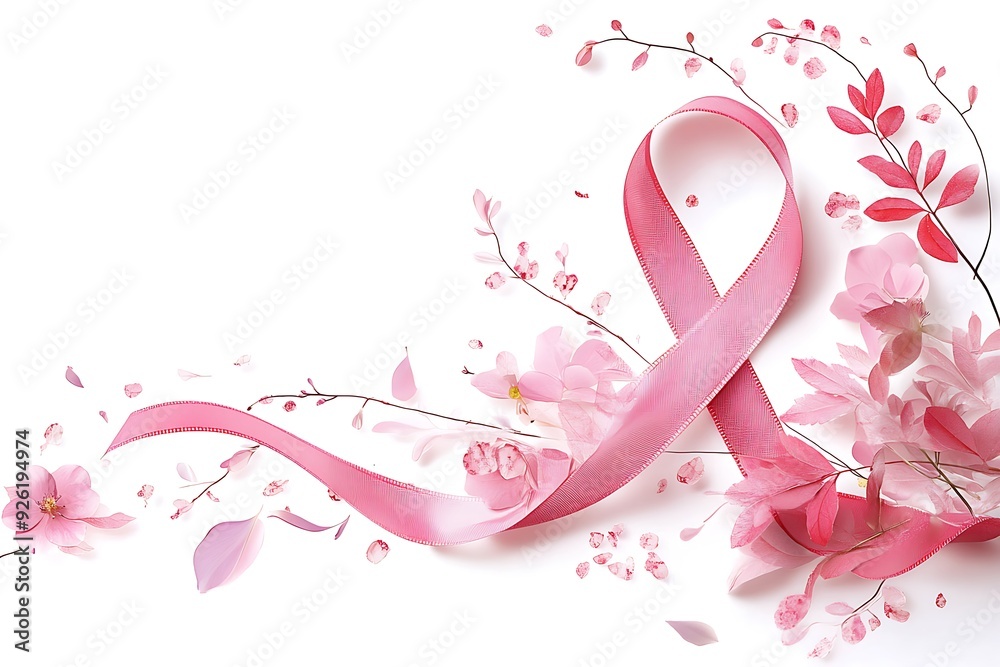 Breast cancer awareness symbol. Breast cancer awareness symbol.