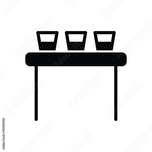 Rest Area vector icon