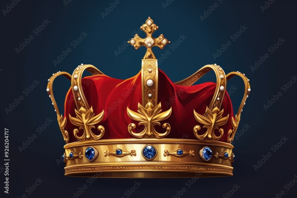 Fototapeta premium Crown jewelry accessories headpiece.
