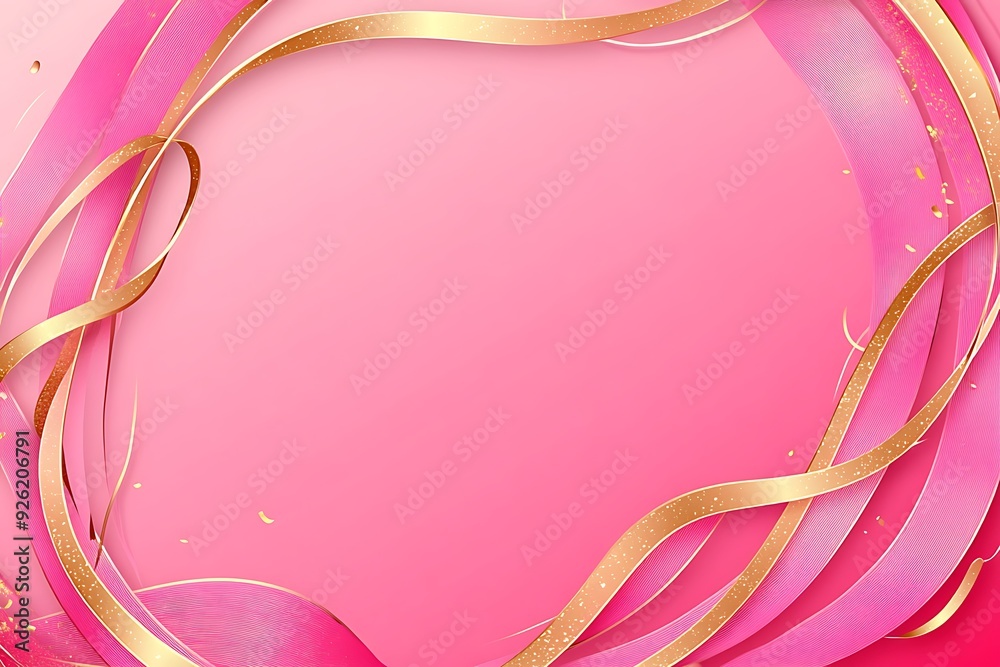 Breast cancer campaign symbol. Breast cancer campaign symbol.