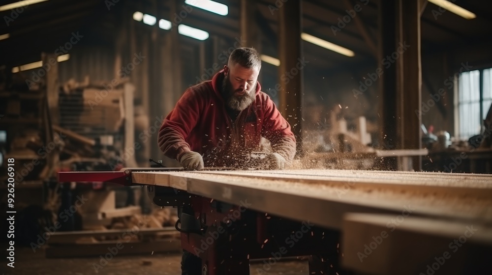 Carpenter utilizing cutting edge measurement tech and efficient methods in carpentry Carpenter utilizing cutting edge measurement tech and efficient methods in carpentry