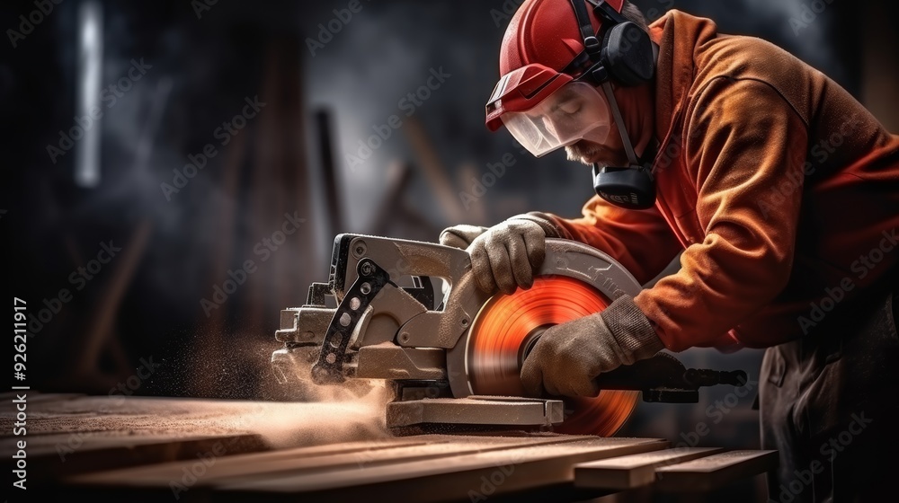 Carpenter utilizing cutting edge measurement tech and efficient modern techniques