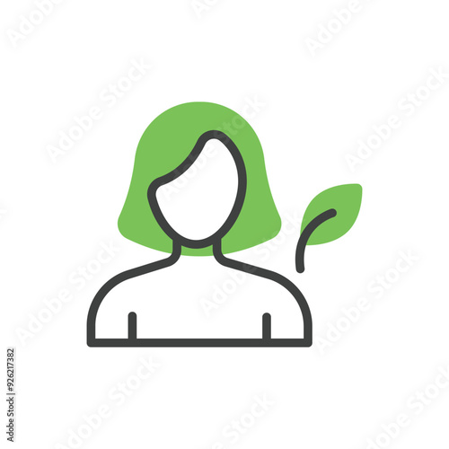 Ecologist vector icon