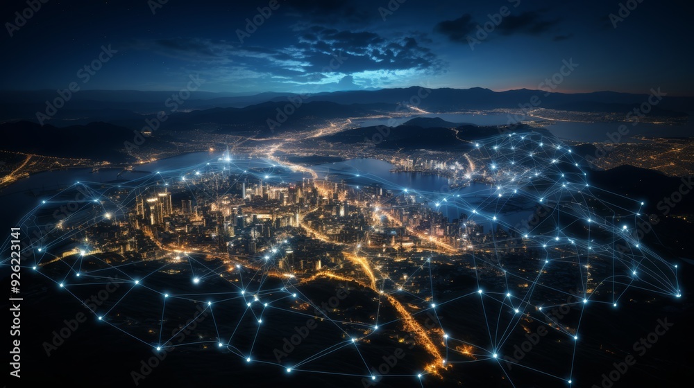 Futuristic geospatial data mapping background for enhanced location intelligence Futuristic geospatial data mapping background for enhanced location intelligence