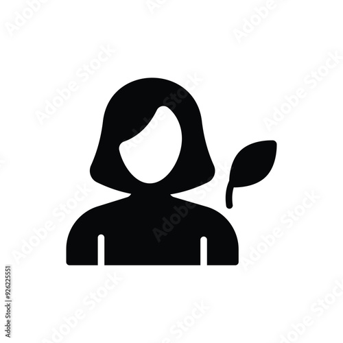 Ecologist vector icon