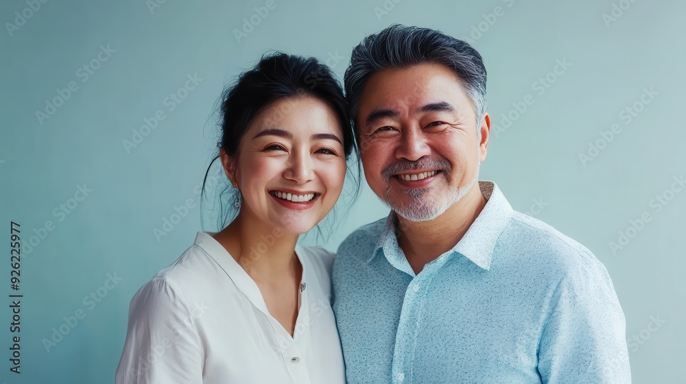 A happy father and daughter smile together, enjoying a close bond in a softly lit space A happy father and daughter smile together, enjoying a close bond in a softly lit space