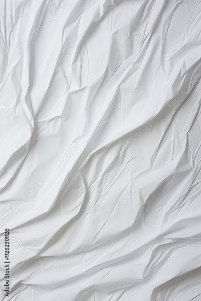 Abstract white wrinkled fabric background. Abstract white wrinkled fabric background.
