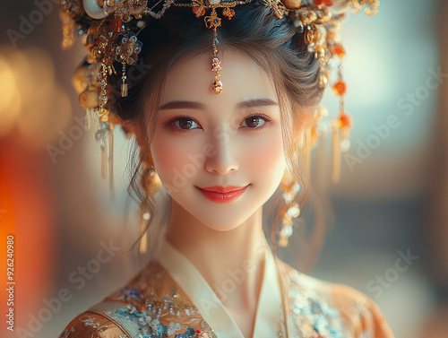 beautiful Asian woman