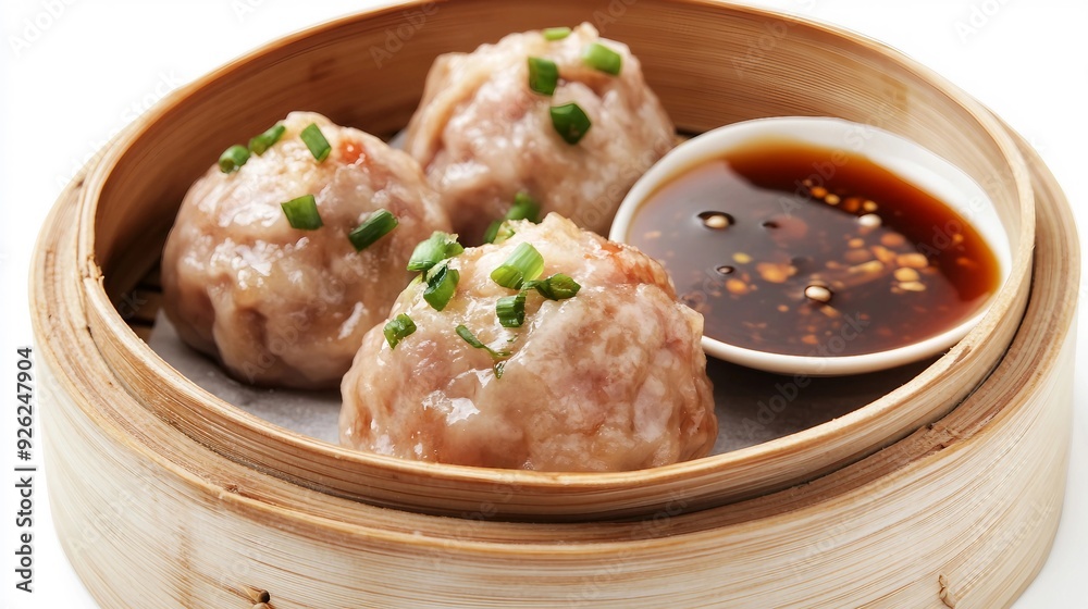 Authentic Taiwanese Bawan Ba Wan Meatball Delicacy with Pork and Shrimp in Thick Soy Sauce - Delicious Street Food Concept Authentic Taiwanese Bawan Ba Wan Meatball Delicacy with Pork and Shrimp in Thick Soy Sauce - Delicious Street Food Concept