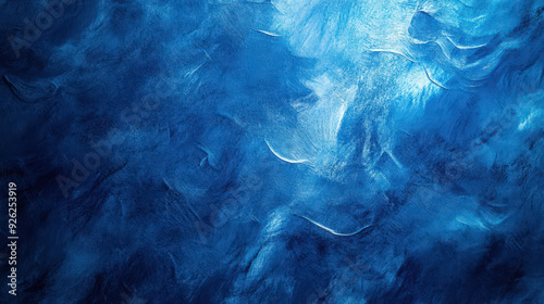 
A blue background with a splash of white paint
