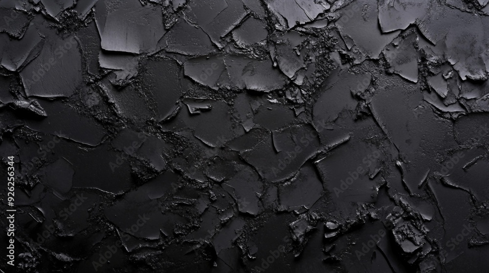 Industrial Elegance - Black Concrete Wall Background with Putty Texture Industrial Elegance - Black Concrete Wall Background with Putty Texture