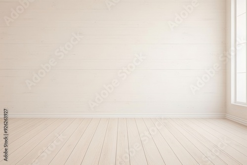 Light beige white wood wall architecture backgrounds.