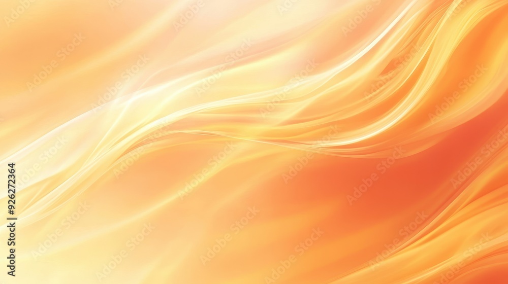 A smooth, flowing abstract design in warm orange tones. A smooth, flowing abstract design in warm orange tones.