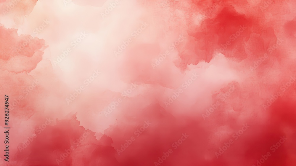 A soft, abstract watercolor background in shades of red, ideal for design projects. A soft, abstract watercolor background in shades of red, ideal for design projects.