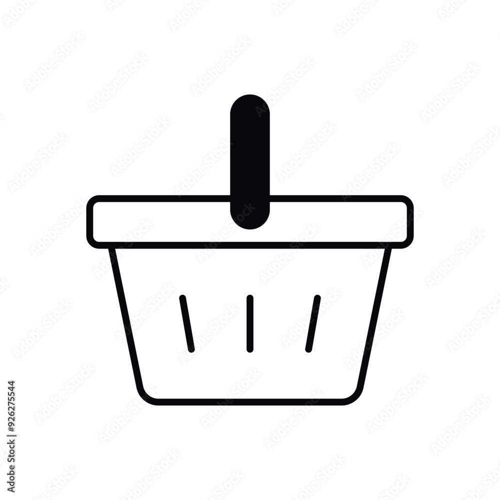 Shopping Basket vector icons Shopping Basket vector icons