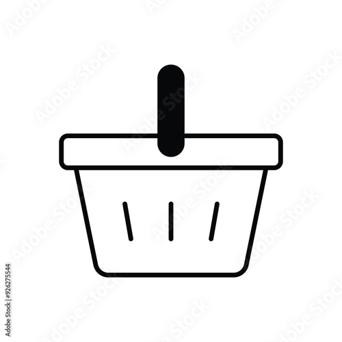 Shopping Basket vector icons