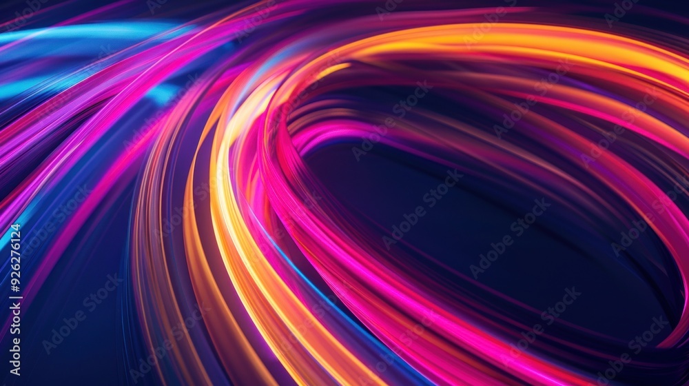 Abstract Neon Light Design Abstract Neon Light Design