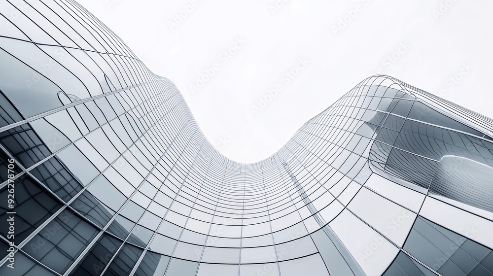 Snapshot of Parallel And Sleek Steel And Glass Skyscraper Architecture