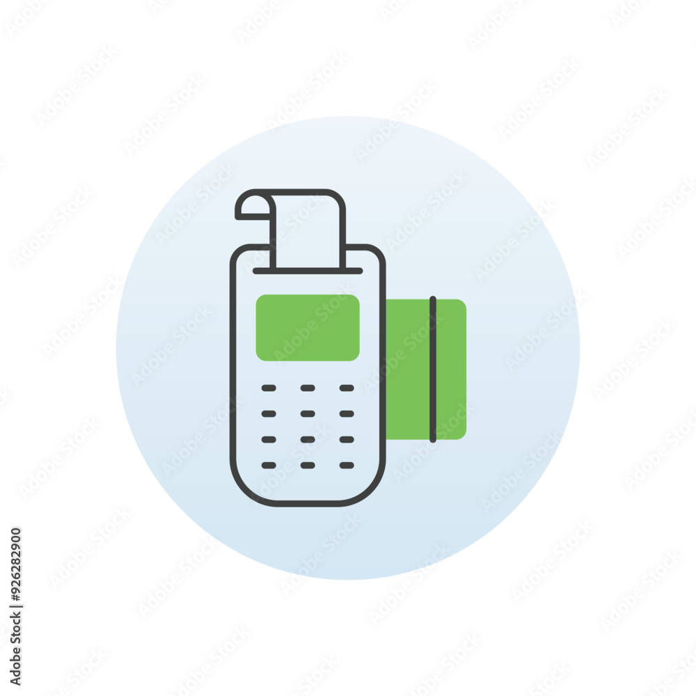 Swipe Machine vector icons Swipe Machine vector icons