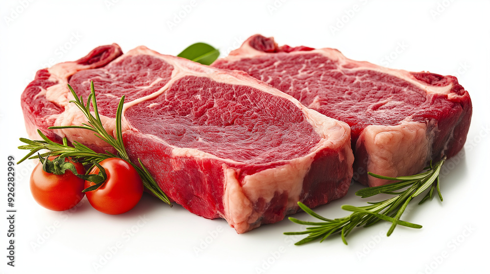 beef rib steak isolated on white background beef rib steak isolated on white background