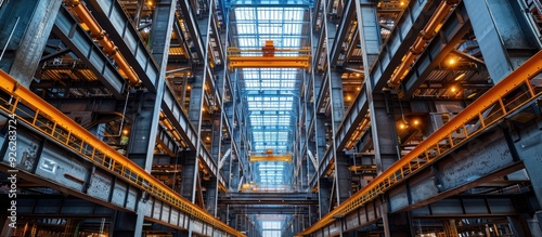 Steel Structure of an Industrial Building