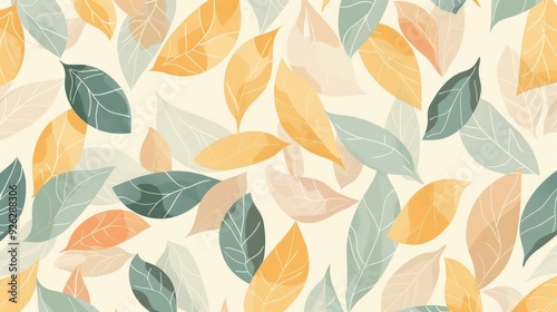 abstract sustainability-themed background showcases light colors, repeating patterns of nature-inspired forms, gentle gradients, and subtle textures evoking balance, serenity, and an eco-conscious atm