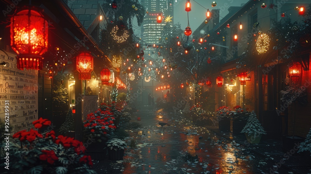 christmas lights in the city christmas lights in the city