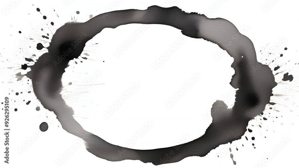 A black stain ring A black stain ring