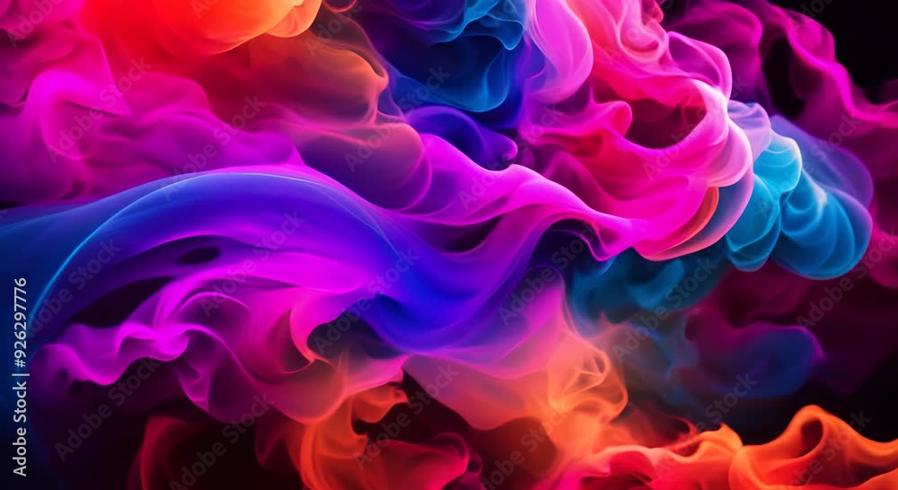 a captivating blend of colorful smoke flows gracefully, creating a vibrant and ethereal visual that enchants the senses a captivating blend of colorful smoke flows gracefully, creating a vibrant and ethereal visual that enchants the senses