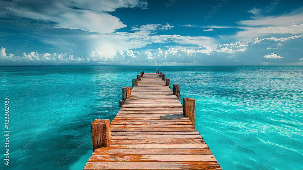 Obraz premium Enchanted Caribbean Serenity