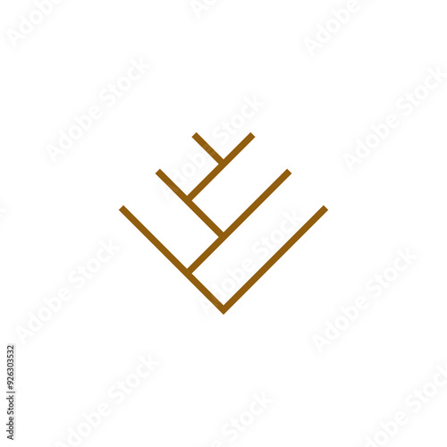 parquet flooring laminate logo vector icon