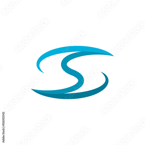 z letter wave water tourism logo vector
