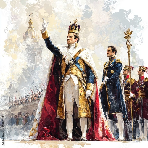 Napoleon's Coronation: A Fine Art Illustration 1