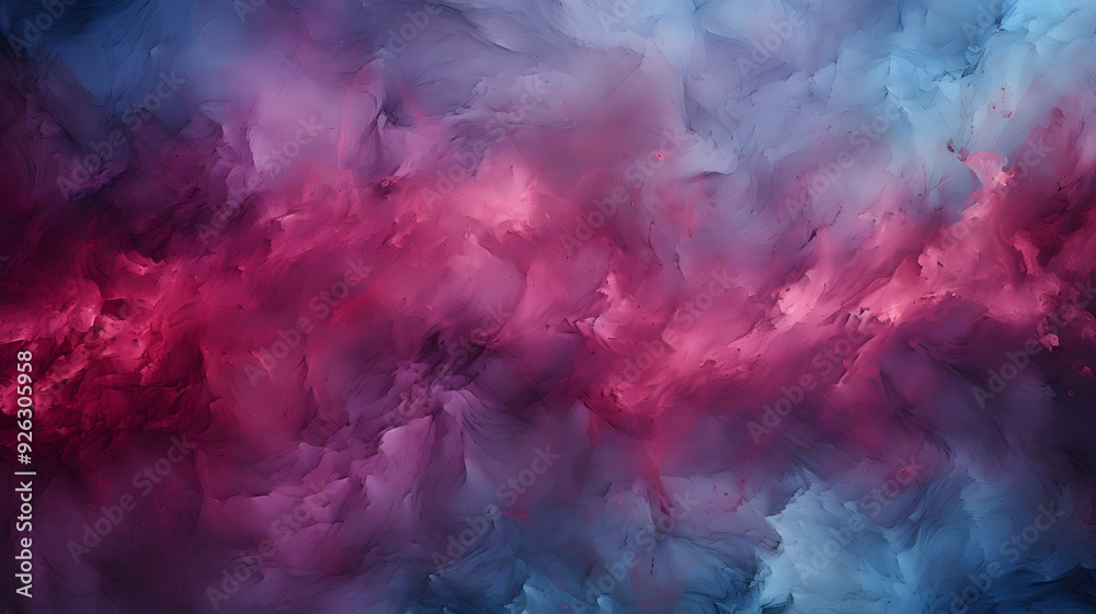 Fototapeta premium Dark blue with vibrant magenta, pink, and purple grainy background. Noisy texture for a colorful web banner backdrop design