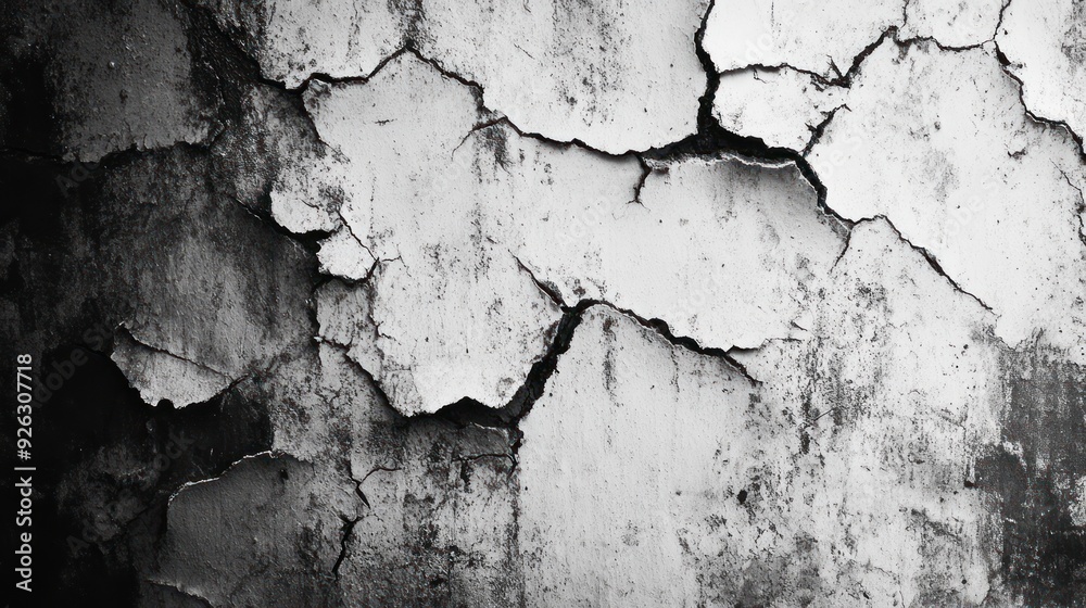 Obraz premium Cracked Wall Texture