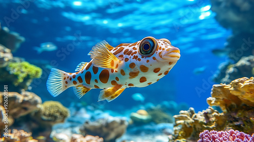 coral reef with fish