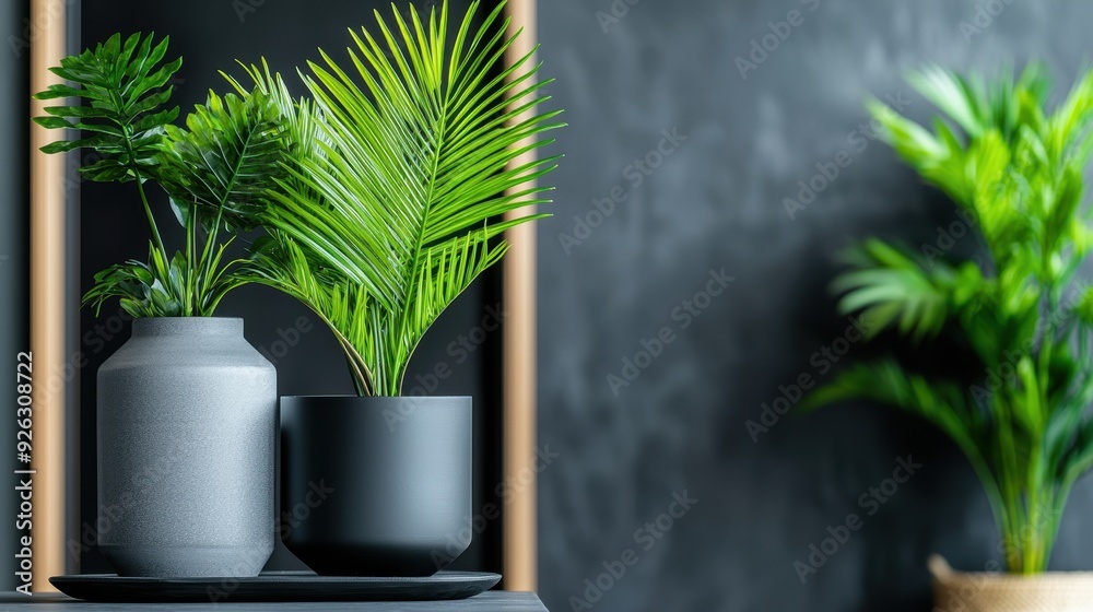 Stylish indoor plants in modern pots enhance home decor, bringing a touch of nature and elegance to any space. Stylish indoor plants in modern pots enhance home decor, bringing a touch of nature and elegance to any space.