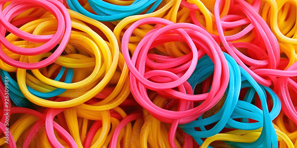 Vibrant elastic loops reminiscent of youth Vibrant elastic loops reminiscent of youth