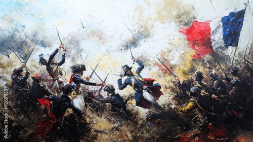 French Revolution Battles: A Fine Art Painting -  bb7d9a12-dcf0-4eae-a22e-e829c1957022