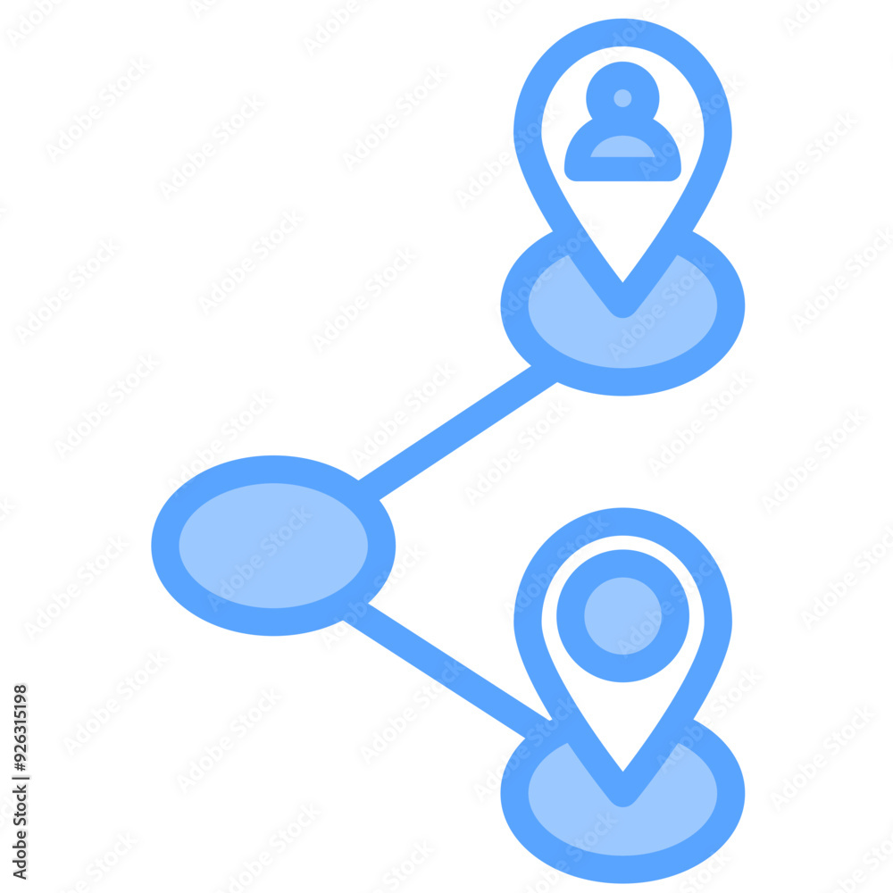 Customer Journey Mapping Icon Customer Journey Mapping Icon