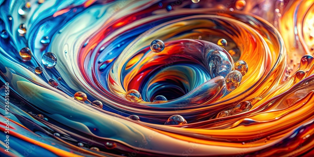 Vortex of Liquid Glass with swirling patterns and vibrant colors creating a sense of movement and fluidity , glass, liquid Vortex of Liquid Glass with swirling patterns and vibrant colors creating a sense of movement and fluidity , glass, liquid