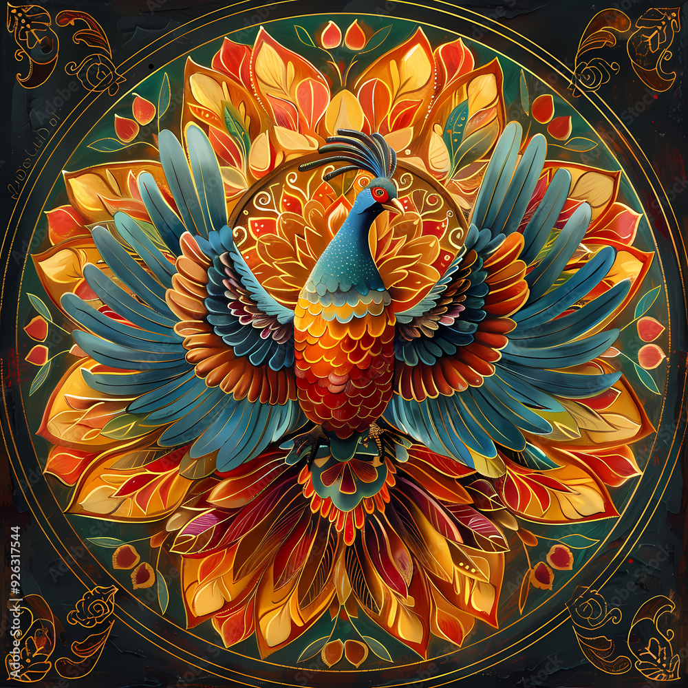 golden pheasant,Luxurious golden pheasant with an open tail. golden pheasant,Luxurious golden pheasant with an open tail.