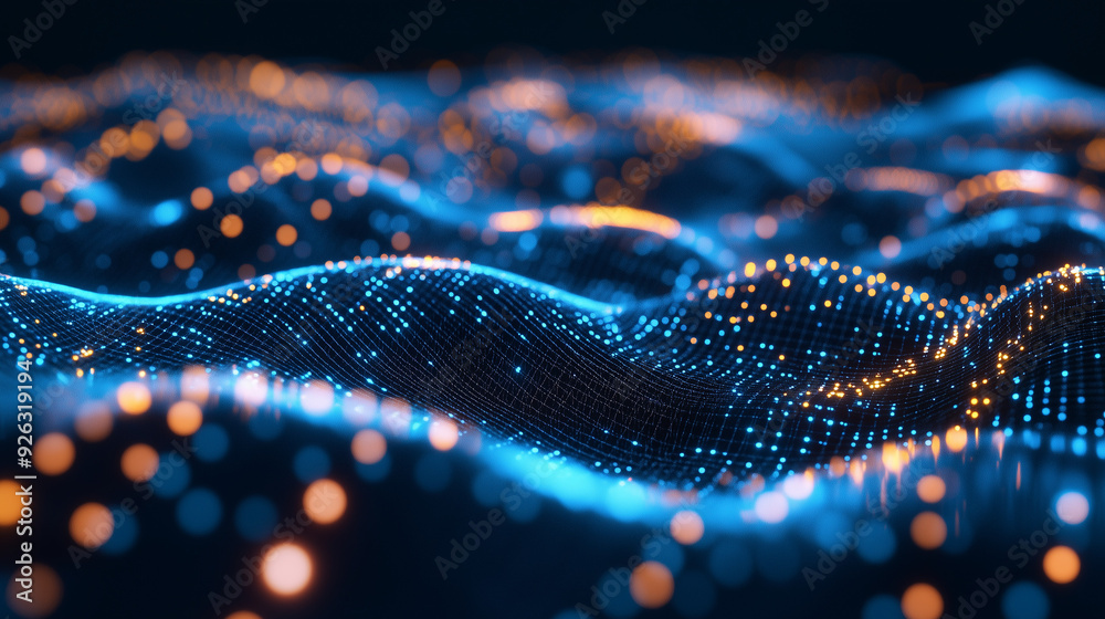 Abstract visualization of digital connections intertwined with data and blockchain technology, showcasing a network of intricate lines and nodes that represent secure and decentralized transactions Abstract visualization of digital connections intertwined with data and blockchain technology, showcasing a network of intricate lines and nodes that represent secure and decentralized transactions
