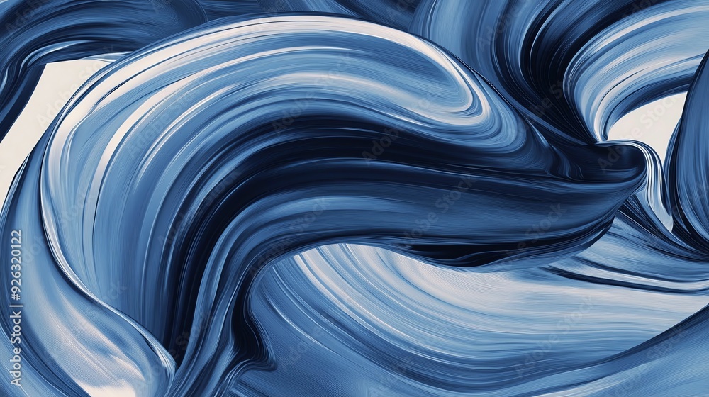 Abstract Blue Swirls Abstract Blue Swirls