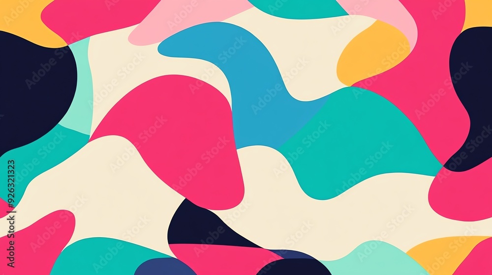 Abstract Colorful Shapes Background Abstract Colorful Shapes Background