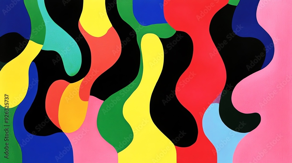 Abstract Colorful Shapes