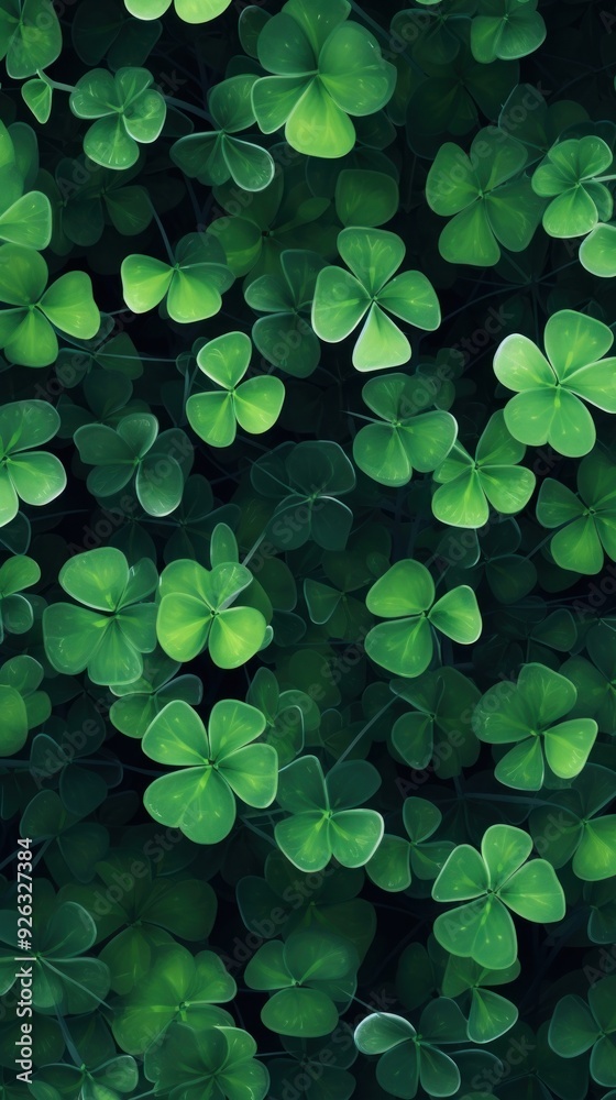 Green clover leaves outdoors nature plant. Green clover leaves outdoors nature plant.