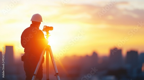 Wallpaper Mural A photographer captures a stunning sunset skyline, showcasing the beauty of urban landscapes and creativity in photography. Torontodigital.ca