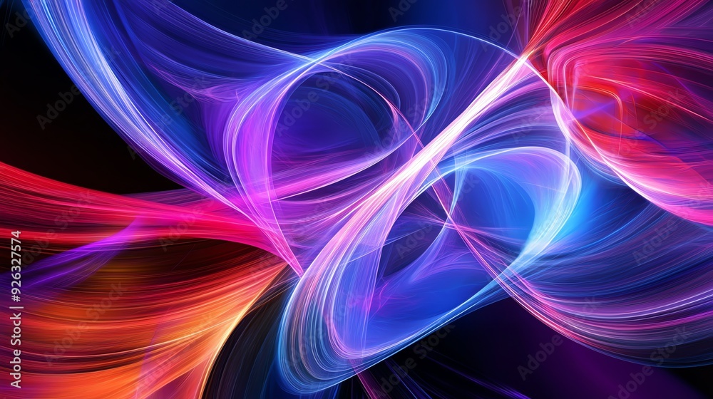 Abstract Swirls of Color