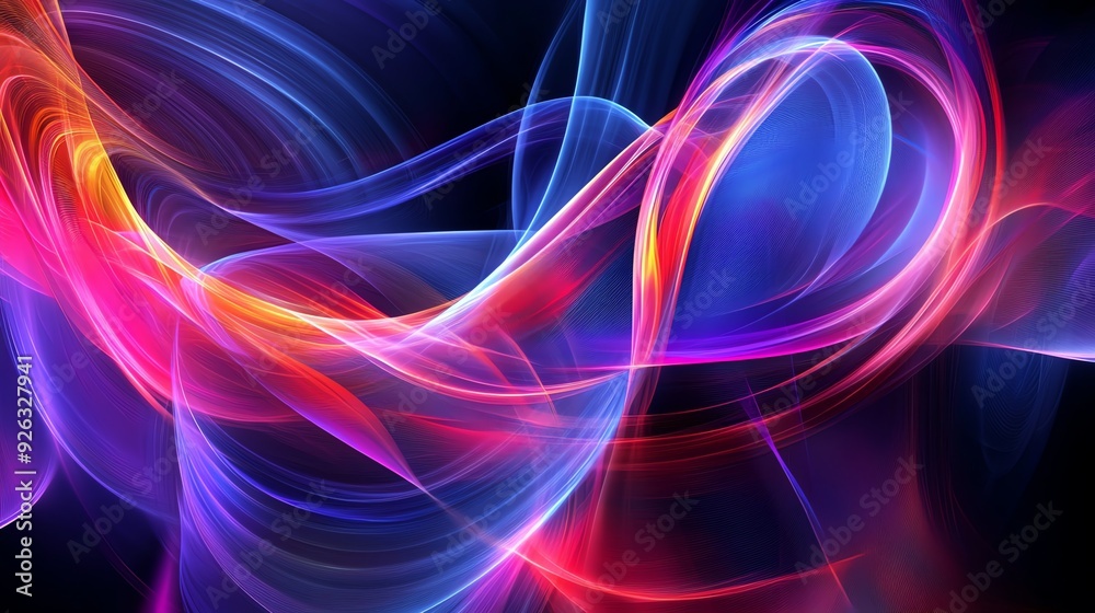 Abstract Colorful Light Waves Abstract Colorful Light Waves